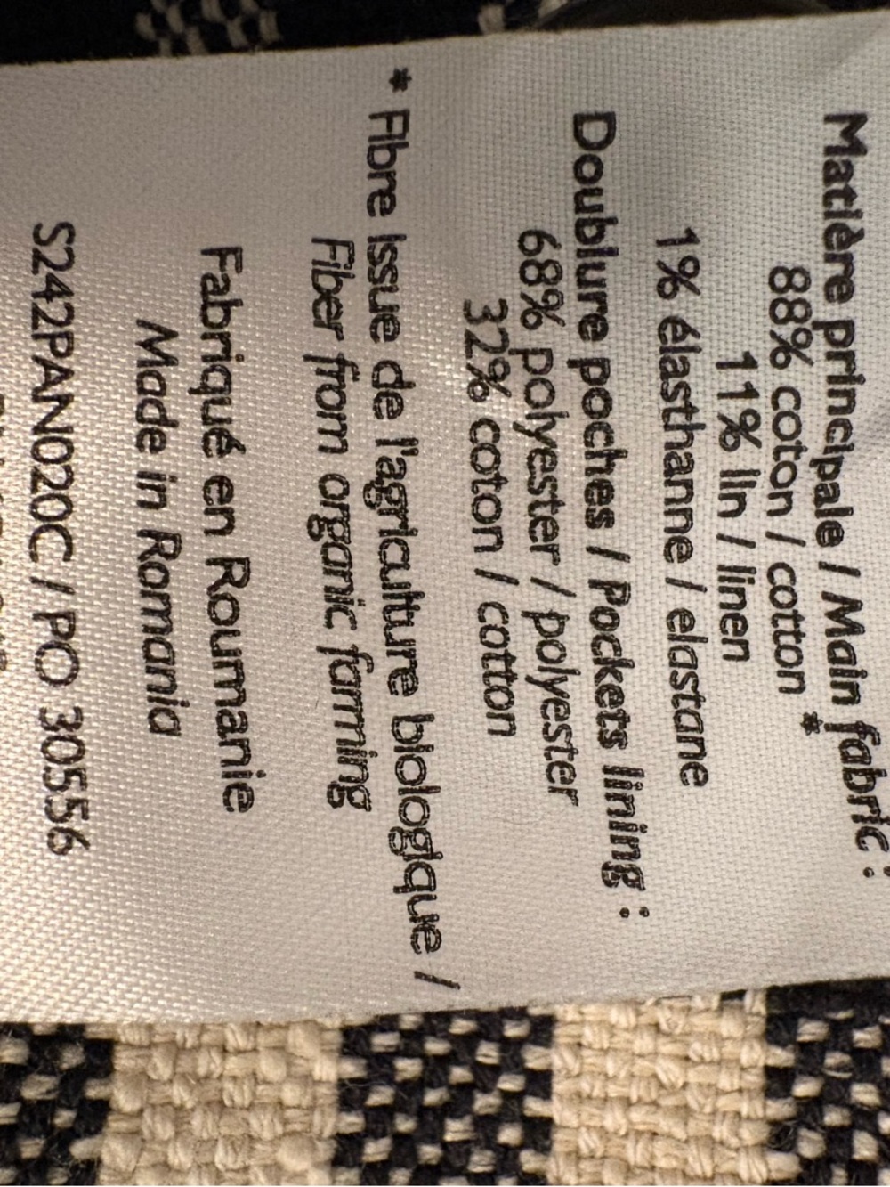 SEZANE MARTIN CROP TROUSERS
Black and Ecru Gingham 36 - Picture 8 of 13